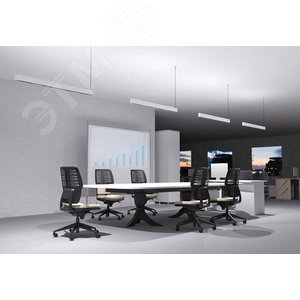 Светильник светодиодный ДСО/ДПО-56Вт 1200х35х75мм IP20 5700Лм 3000K Stellar-Line угол 36 град белый, Up'n'Down - фото 4