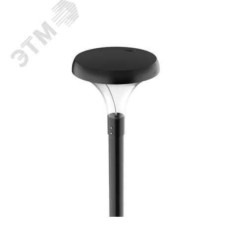 Светильник светодиодный IONIK Opal парк 80 Вт опаловый 4000К IP66 RAL9005 черный - фото 3