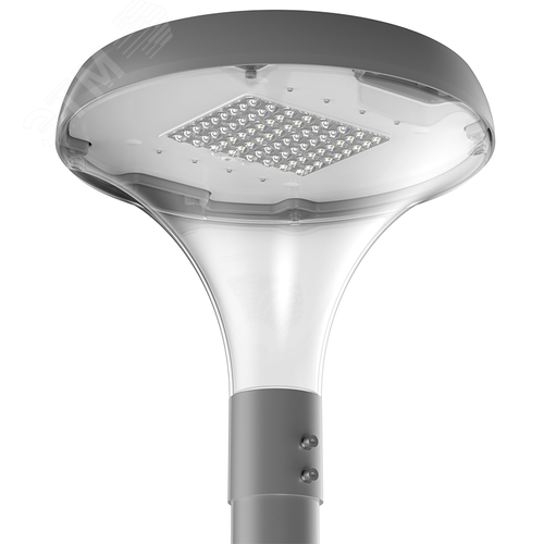 Светильник светодиодный IONIK Opal парк 30 Вт опал 2700К IP66 RAL7045 серый DALI - фото 1