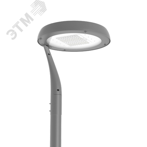 Светильник светодиодный IONIK Torsher парк 80 Вт Plaza 2700К IP66 RAL7045 серый DALI - фото 1