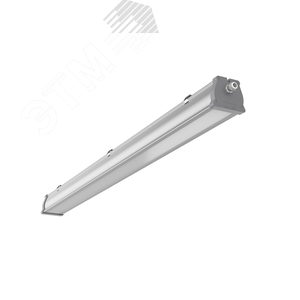 Светильник светодиодный Айрон GL 62 Вт 4000 K 1180х86х76 мм класс защиты IP67 опаловый рассеиватель закаленное стекло - фото 1