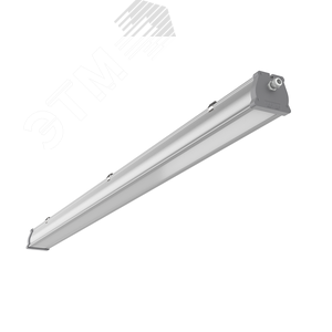 Светильник светодиодный Айрон GL 80 Вт 4000 K 1465х86х76 мм класс защиты IP67 опаловый рассеиватель закаленное стекло - фото 1