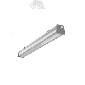 Светильник светодиодный Айрон GL 48 Вт 5000 K 895х86х76 мм класс защиты IP67 опаловый рассеиватель закаленное стекло - фото 1