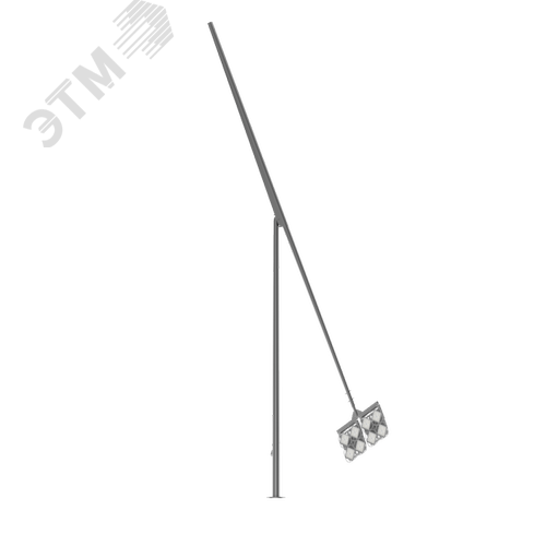 Опора стальная наружного освещения Konos Fold 9м горячее цинкование - фото 1