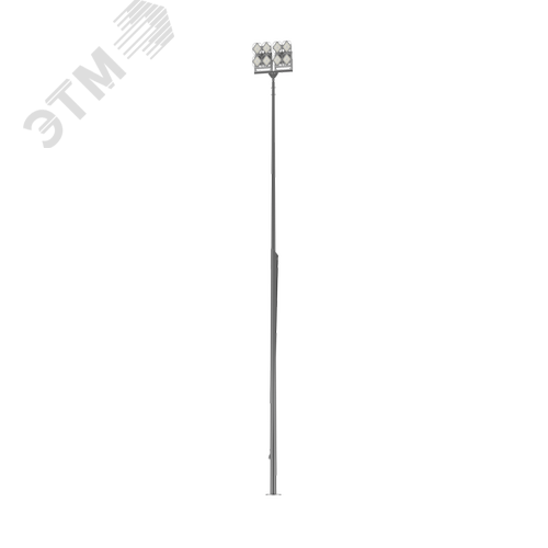 Опора стальная наружного освещения Konos Fold 9м горячее цинкование - фото 2