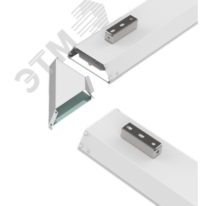 Соединитель L-образный с набором креплений для светильников серии Supermarket - фото 2