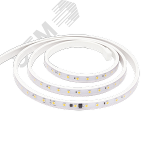 Лента LED 14W/m 230 В AC 3000K 50m x16мм IP65 SMD3056 72 LED/м (упаковка 50 м), скобы для монтажа в комплекте - фото 1