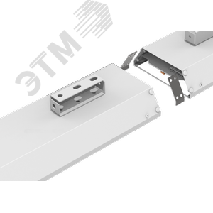 Светильник светодиодный Supermarket 1500х145х50мм 70 Вт 5000К IP40 с опаловым рассеивателем аварийный автономный постоянного действия - фото 2