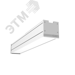 Светильник светодиодный Mercury Pro накладной 26 Вт 4000 К 514х65х65 мм IP54 RAL9003 белый муар с рассеивателем опал БАП - фото 1
