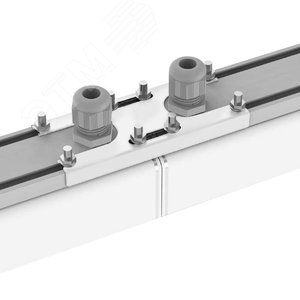 Светильник светодиодный Mercury Mall IP54 2160x54x58мм линза 89 градx115 63W 4000К белый RAL9003 - фото 4