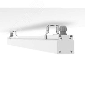 Светильник светодиодный Mercury Mall IP54 2160x54x58мм линза 89 градx115 63W 4000К белый RAL9003 - фото 5