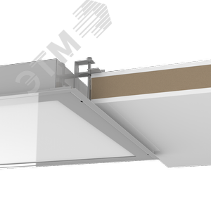 Светильник светодиодный VARTON медицинский встраиваемый C070/K 55 Вт CRI90 4000 K 600х600х100 мм IP65 с опаловым рассеивателем для установки в сэндвич-панели аварийный автономный постоянного действия - фото 3