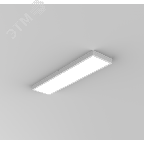 Светильник светодиодный C350/U медицинский 50 Вт CRI90 3000 K встраиваемый/накладной 1195х295х95 мм IP54  с опаловым рассеивателем с равномерной засветкой DALI - фото 2