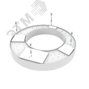 Светильник светодиодный ДСО-110Вт 3000К Cosmo excentric Черный - фото 4