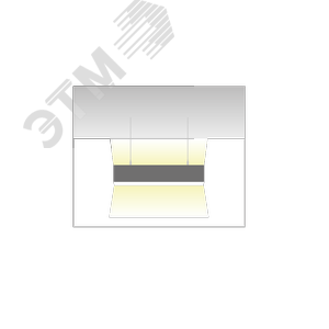 Светильник светодиодный ДСО-45Вт 3000К X-Line Up&Down DALI Белый - фото 2