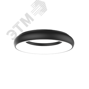 Светильник светодиодный ДПО/ДСО-25Вт IP40 1800Лм 3000К NIMBUS черный рас-ль опал - фото 1