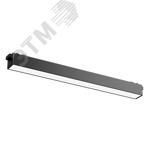Светильник светодиодный трековый линейный Opal L315 для магнитной системы Galakti 315х26х24 мм 10 Вт 3000 K CRI>90 черный - фото 1
