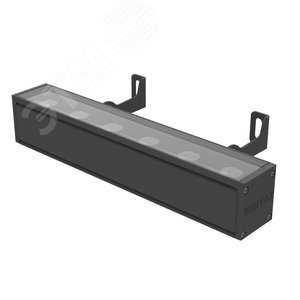 Изображение товара Светильник светодиодный ДБУ-Regula 2.0 300мм 6Вт BLUE матовый рассеиватель в линию черный (шт)