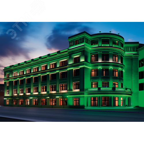 Светильник светодиодный архитектурный Regula 2.0 FullColor 600 24 Вт DMX RGBW 15град сборка в линию RAL9005 черный - фото 3