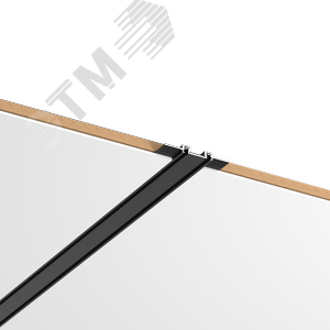 Шинопровод магнитный встраиваемый 1,5 м для магнитной системы Galakti черный - фото 1