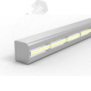 Светильник светодиодный ДПО/ДСО-36Вт IP23 3900Лм 3000К Mercury LED Mall 1,2м опал 1170х66х58мм - фото 3