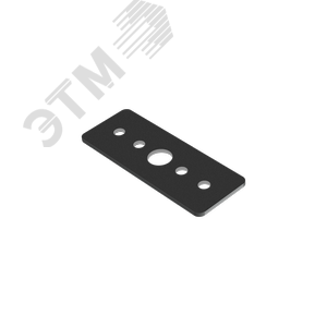 Соединитель механический для шинопроводов для магнитной системы Galakti 50x22x1 мм черный - фото 1