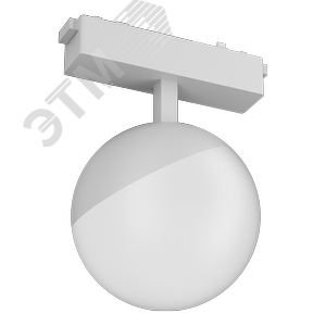 Светильник светодиодный трековый подвесной Sphere d100 для магнитной системы Galakti 122x100x223 мм 6 Вт 3000 K белый CRI>93 - фото 1