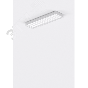 Светильник светодиодный VARTON S170 2.0 спортивный для образовательных учреждений 16 ВТ CRI90 4000 K накладной 600х212х70 мм IP40 с защитной решеткой с призматическим рассеивателем аварийный автономный постоянного действия - фото 4