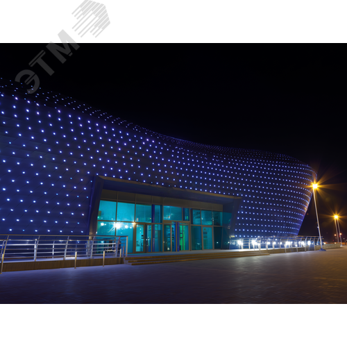 Светильник светодиодный архитектурный Tochka 5 Вт 24 В 4000К DMX рассеиватель опал RAL9005 черный - фото 2