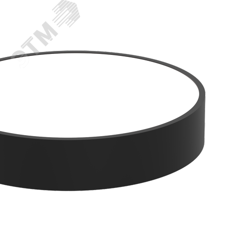 Светильник светодиодный COSMO подвесной 550 Вт CRI90 2500х100 мм 4000 K с рассеивателем опал RAL9005 черный муар DALI - фото 2