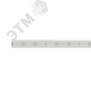 Светильник светодиодный ДПО/ДСО-36Вт IP23 3900Лм 3000К Mercury LED Mall 1,2м опал 1170х66х58мм - фото 2