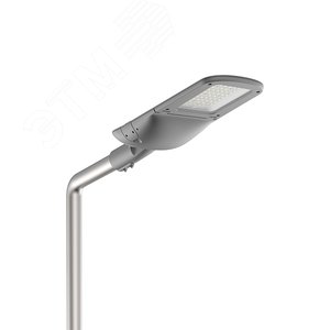 Светильник светодиодный ДКУ-Tornado 80Вт Road RU 5000K серый - фото 1