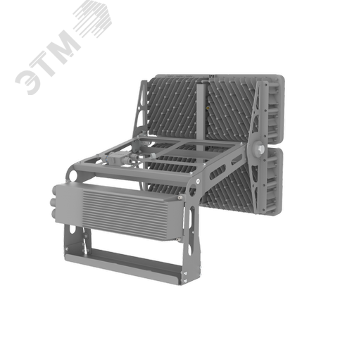 Прожектор светодиодный Ultrix 840 Вт 60град 5700 K RAL7045 серый муар Sport TV DMX-RDM - фото 3