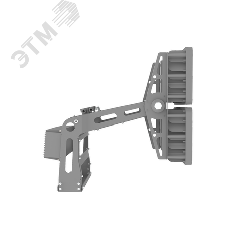 Прожектор светодиодный Ultrix 840 Вт 60град 5700 K RAL7045 серый муар Sport TV DMX-RDM - фото 5