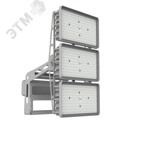 Прожектор светодиодный Ultrix 1500 Вт 60град 5000 К RAL7045 серый муар DALI - фото 1