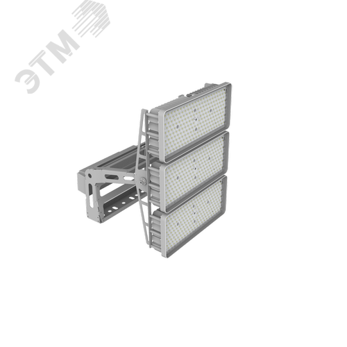 Прожектор светодиодный Ultrix 1500 Вт 60град 5000 К RAL7045 серый муар DALI - фото 2