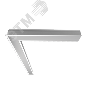 Светильник светодиодный ДВО-25Вт 2400Лм 4000К -Line металлик - фото 1