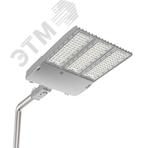 Светильник светодиодный ДКУ-500Вт 67500Лм 4000К Uragan NEMA Plaza Серый - фото 1