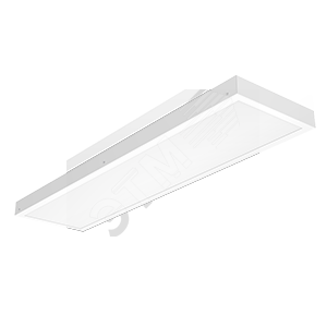 Светильник светодиодный A350/N офисный накладной 1200х310х55 мм 50 ВТ 4000 K с равномерной засветкой рассеиватель опал IP40 - фото 1