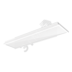Светильник светодиодный для потолка Албес (Ингермакс) 1200х600 50 Вт 4000 K IP54 с рассеивателем опал с равномерной засветкой крепление по длинной стороне
