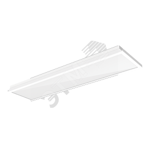 Светодиодный светильник VARTON для потолка Албес (Ингермакс) 1200х600 50 Вт 4000 K IP54 с рассеивателем опал с равномерной засветкой EM крепление по длинной стороне