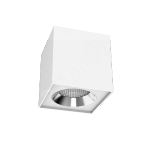 Светильник светодиодный ДПО-12Вт IP20 1300Лм 4000К DL-02 Cube белый матовый ВАРТОН
