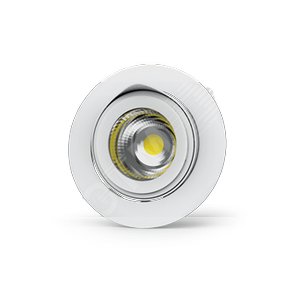 Светильник LED DL/R встраиваемый поворотный 40 град 195х159мм 50W 3000K белый (?185mm) - фото 1