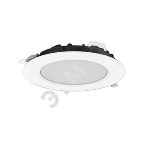 Cветильник светодиодный DL-SLIM круглый встраиваемый 172*38мм 20W 6500K IP44 монтажный диаметр 145мм V1-R0-00547-10000-4402065 Вартон