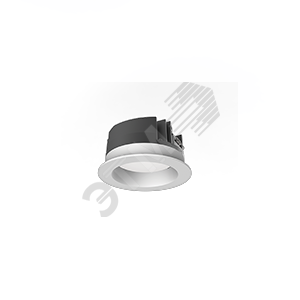 Светильник светодиодный DL-PRO круглый встраиваемый 103*58мм 10W 4000K IP65 диаметр монтажного отверстия 90мм V1-R0-00555-10000-6501040 Вартон
