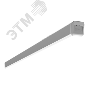 Светильник светодиодный ДПО/ДСО-50Вт IP40 5000Лм 4000К Q-40 1,2м 1197х40х40мм с рассеиват. опал, драйвер выносной, с декор.проводом 2м в компл.