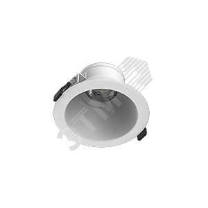 Светильник светодиодный DL-Lens Comfort встраиваемый 14W 3000К 118х68мм IP20 угол 35 градусов белый - фото 1