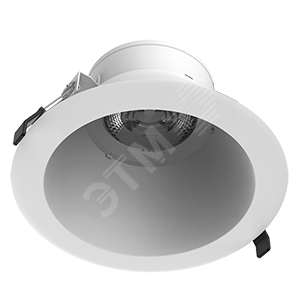Светильник светодиодный DL-Lens Comfort встраиваемый 36W 4000К 230х128мм IP20 угол 15 градусов белый