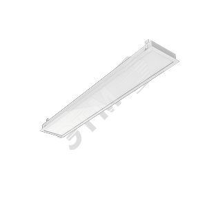 Светильник светодиодный ДПО/ДСО-36Вт, IP20, 4200Лм, 6500К, 1188*180*50мм, грильято с планками для подвеса, с рамкой