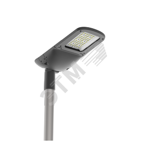 Светильник светодиодный уличный Tornado крепление на консоль 50 Вт 2700К IP66 черный RAL9005 - фото 1
